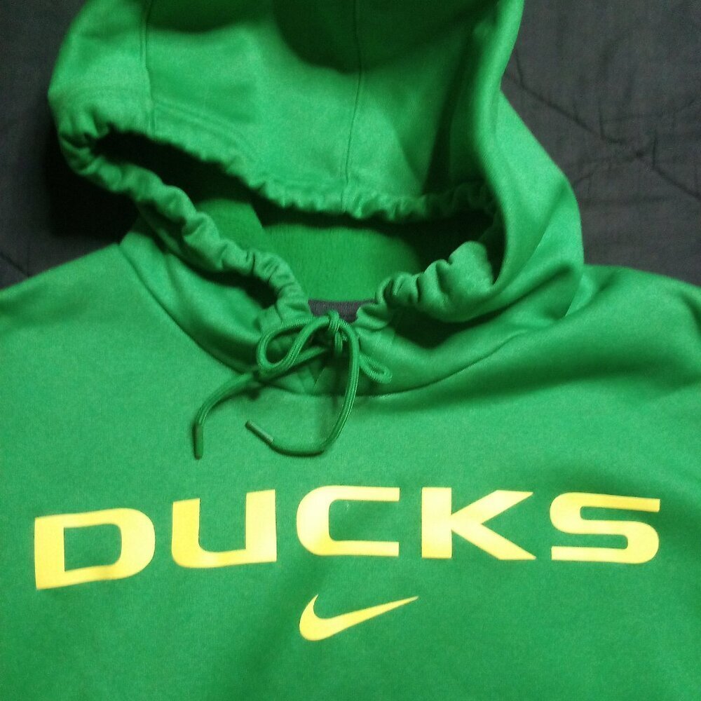 Vintage Nike Dri-Fit Oregon Ducks Hoodie Sweatshirt